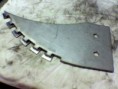 Cuchilla en Inox 304 con plaquitas soldadas